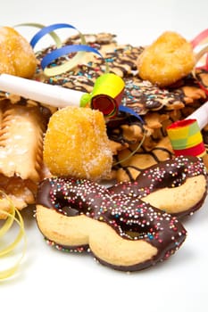 different carnival fritters
