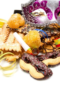 different carnival fritters