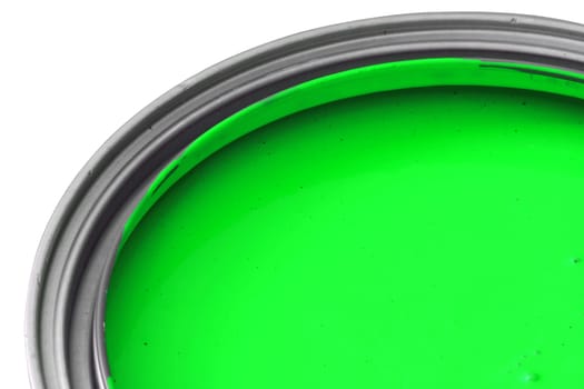 green paint
