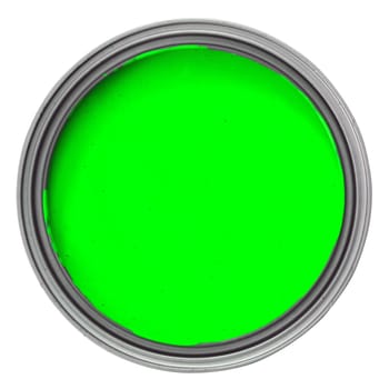green paint
