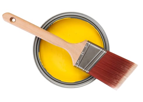yellow paint
