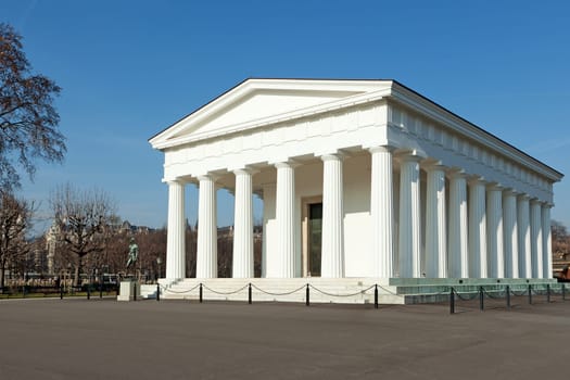Theseus Temple Vienna,newly renovated landmark in the Volksgarten