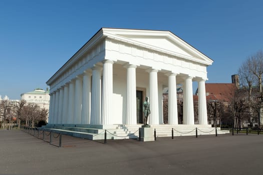 Theseus Temple Vienna,newly renovated landmark in the Volksgarten