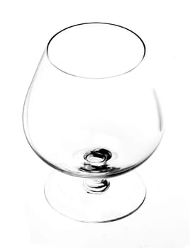 Detail of the wine glass