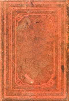 Red Antique Book Full Frame