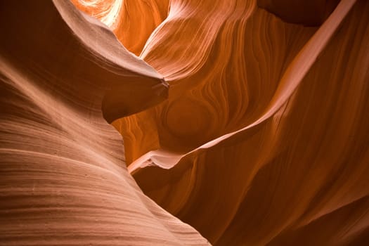 Antelopes Canyon near page, the world famoust slot canyon in the  "Antelope Canyon Navajo Tribal Park"""