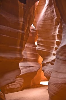 Antelopes Canyon near page, the world famoust slot canyon in the  "Antelope Canyon Navajo Tribal Park"""