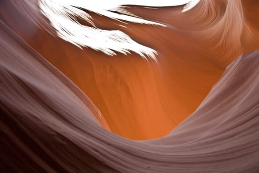 Antelopes Canyon near page, the world famoust slot canyon in the  "Antelope Canyon Navajo Tribal Park"""