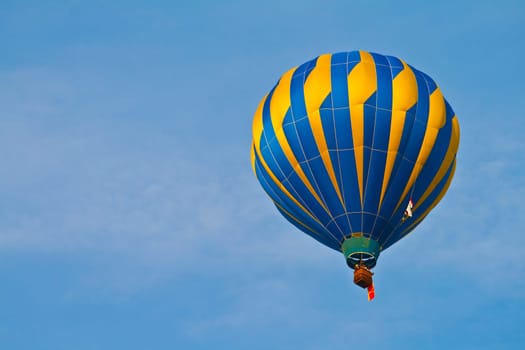Hot Air Balloon with blue sky