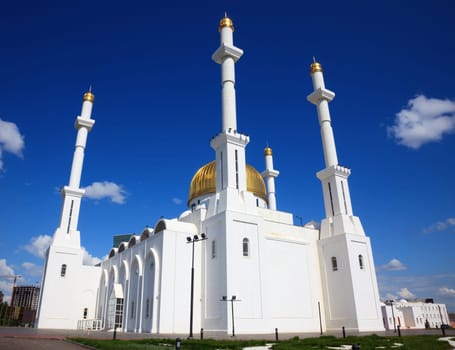 Mosque. Islam center. Astana, capital of Kazakhstan Republic.