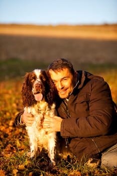 Dog and master
