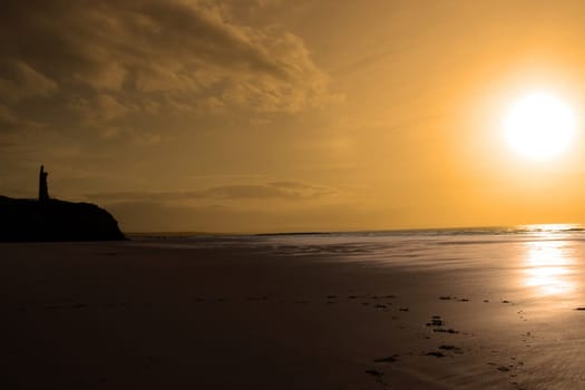 a scenic view of the irish coastline at ballybunion