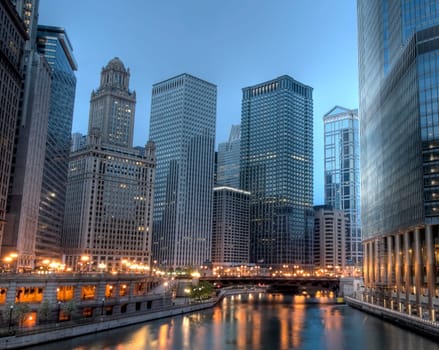 Chicago in the Morning