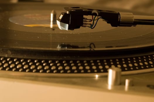 Detail of Record Player