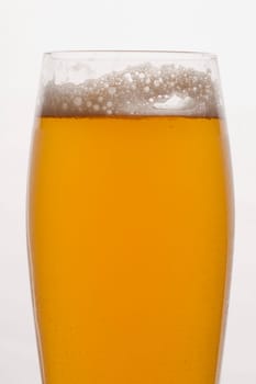 Close up of Saison Beer in Proper Glass.