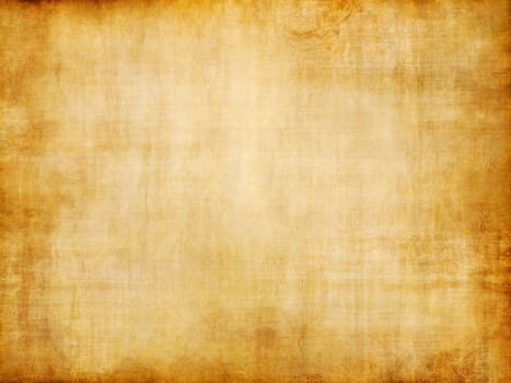 grungy old yellow brown vintage parchment paper texture