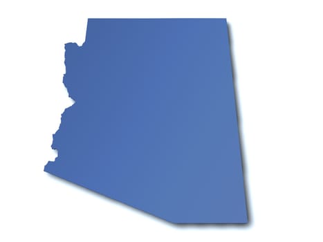 Map of Arizona - United States