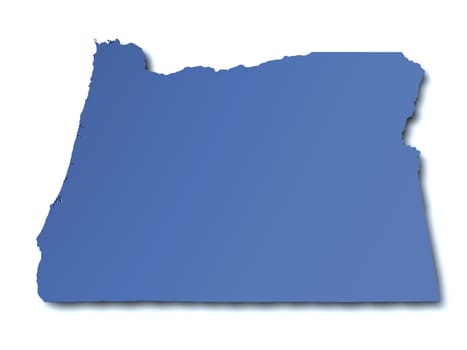 Map of Oregon - United States