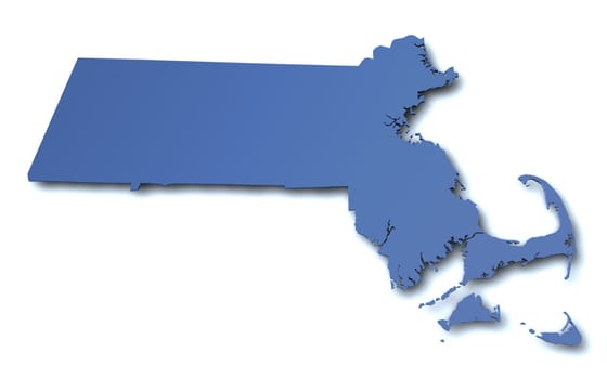 Map of Massachusetts - United States