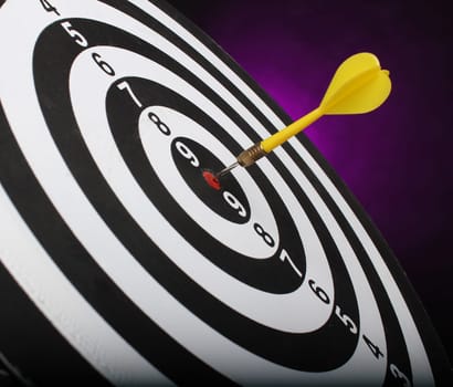 Dartboard bullŽs eye.