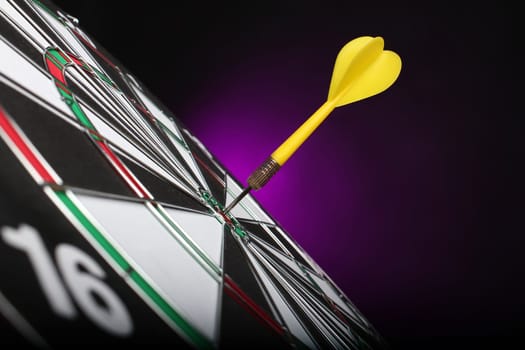 Dartboard bullŽs eye.