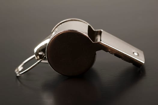 Whistle on Black Background