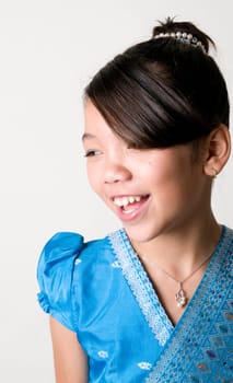 Portrait of Asian Girl Smiling.