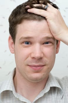 Male with Confused Expression