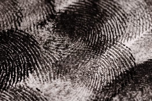 Close up of Fingerprints