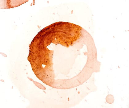 Red Wine Ring on Paper