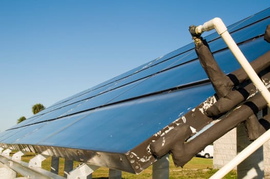 close up,solar,panels,energy,campsite,everglades,florida,blue,power