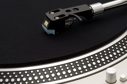 Close up of Record Player
