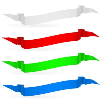 Banners set number two. Illustration on white background for design