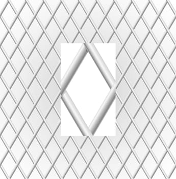 Metal Grid. Illustration on white background for design