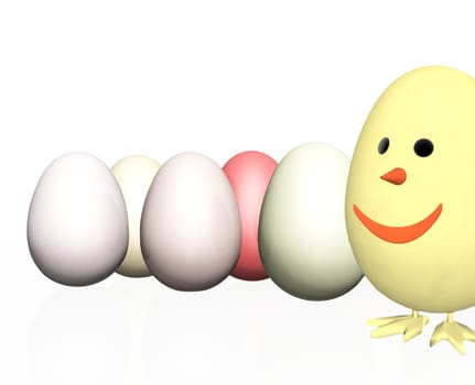 Funny Easter Chick