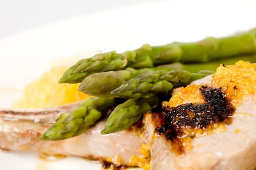 Lamb Chops with Asparagus