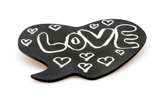 Love on Chalkboard