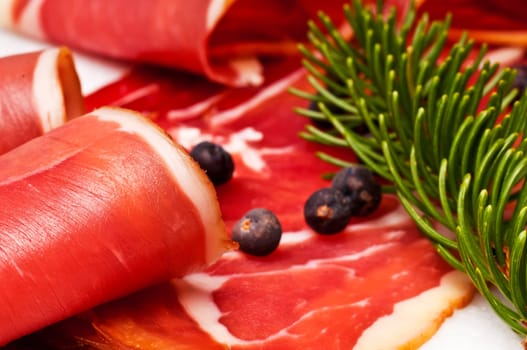 fresh smoked ham from the Black Forest