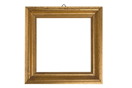 Gold-plated picture frame without content