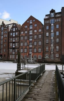 Hamburg in winter