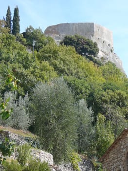 View of Rocca di Castiglione d Orcia, Tuscany, Italy