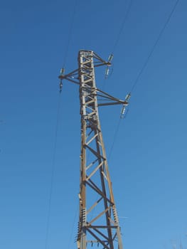 An electric power high voltage transmission line