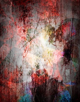 grunge textures graphic painting