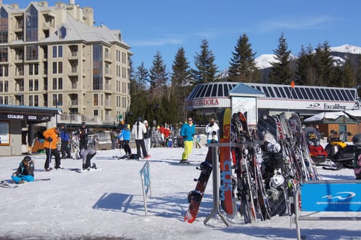 Ski Slopes Whistler, Canada