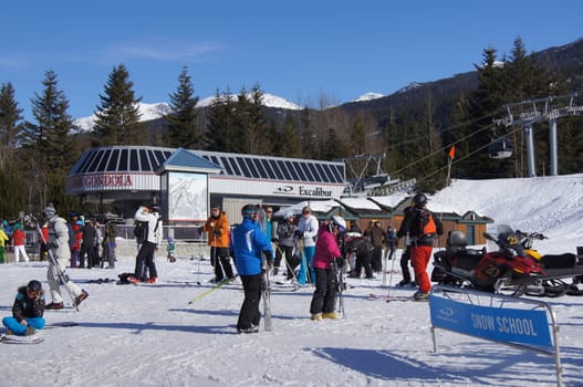 Ski Slopes Whistler, Canada