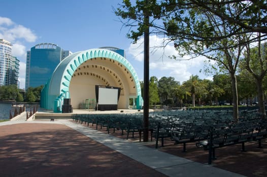Amphitheater at Lake Eola Park in Orlando