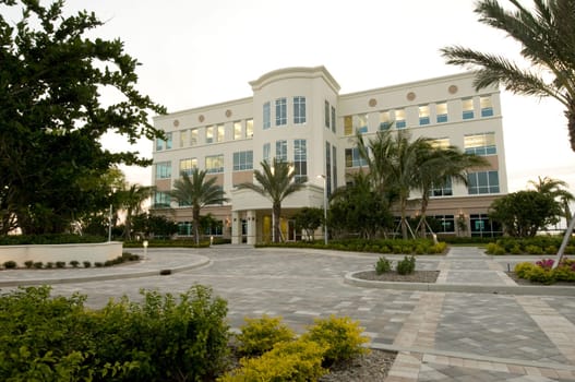 Office Building in the Early Morning