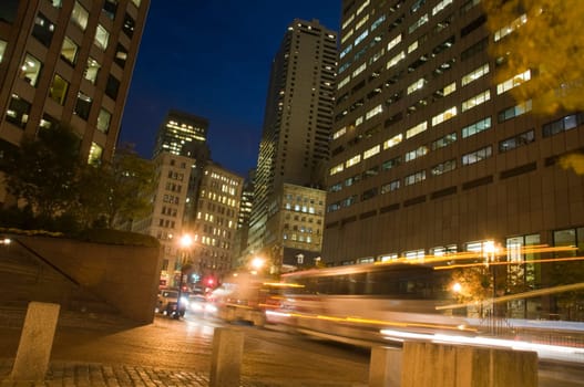 Boston at Night