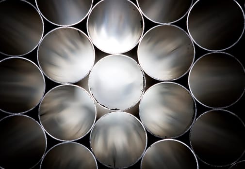 Industrial pipes as a pattern