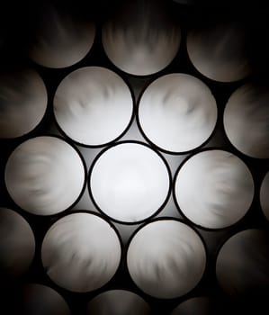 Industrial pipes as a pattern